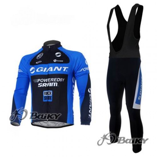 Giant Sram Pro Team Fahrradbekleidung Radtrikot Satz Langarm und Lange Trägerhose Schwarz Blau Radtrikot Kaufen Giant Sram Pro Team Fahrradbekleidung Radtrikot Satz Langarm und Lange Trägerhose Schwarz Blau Radtrikot Kaufen