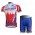 Katusha Russland Radtrikot Kurzarm Kurz Radhose Kits Weiß Rot Radtrikot Kaufen