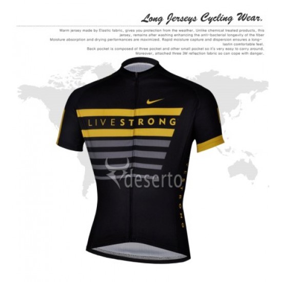 2013 Livestrong Radtrikot Kurzarm Schwarz Gelb Radtrikot Kaufen 2013 Livestrong Radtrikot Kurzarm Schwarz Gelb Radtrikot Kaufen