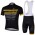 2013 Livestrong Fahrradbekleidung Satz Fahrradtrikot Kurzarm Trikot und Kurz Trägerhose Schwarz Gelb Radtrikot Kaufen