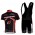 Merida Multivan Flex Stay Fahrradbekleidung Satz Fahrradtrikot Kurzarm Trikot und Kurz Trägerhose Schwarz Rot Radtrikot Kaufen