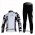 Nalini Pro Team Fahrradbekleidung Radtrikot Satz Langarm und Lange Fahrradhose Weiß Schwarz Radtrikot Kaufen