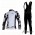 Nalini Pro Team Fahrradbekleidung Radtrikot Satz Langarm und Lange Trägerhose Weiß Schwarz Radtrikot Kaufen