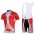 Nalini Pro Team Fahrradbekleidung Satz Fahrradtrikot Kurzarm Trikot und Kurz Trägerhose Rot Radtrikot Kaufen