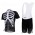 Northwave Pro Team Fahrradbekleidung Satz Fahrradtrikot Kurzarm Trikot und Kurz Trägerhose Weiß Schwarz Radtrikot Kaufen