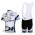 Orbea Pro Team Fahrradbekleidung Satz Fahrradtrikot Kurzarm Trikot und Kurz Trägerhose Weiß Radtrikot Kaufen