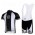 Pearl Izumi Pro Team Fahrradbekleidung Satz Fahrradtrikot Kurzarm Trikot und Kurz Trägerhose Weiß Schwarz Radtrikot Kaufen