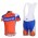 Rabobank Pro Team Fahrradbekleidung Satz Fahrradtrikot Kurzarm Trikot und Kurz Trägerhose Orange Blau Radtrikot Kaufen
