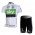 SKY Pro Team Radbekleidung Radtrikot Kurzarm und Fahrradhosen Kurz Weiß Grün Radtrikot Kaufen