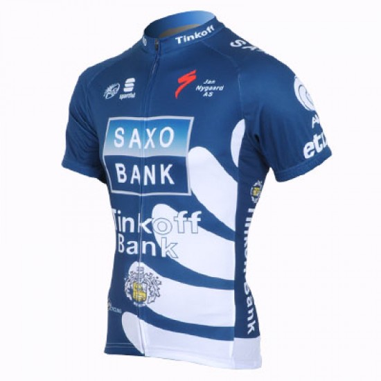 2013 Saxo Bank Tinkoff Pro Team Radtrikot Kurzarm Blau Radtrikot Kaufen 2013 Saxo Bank Tinkoff Pro Team Radtrikot Kurzarm Blau Radtrikot Kaufen