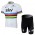 2013 Team Sky UCI Radtrikot Kurzarm und Kurz Radhose Kits Weiß Schwarz Radtrikot Kaufen