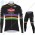 Profiteams Winter 2021 Alpecin Fenix World Champion Schwarz Radsport Fahrradbekleidung Trikot Langarm+Lang Trägerho Radtrikot Kaufen