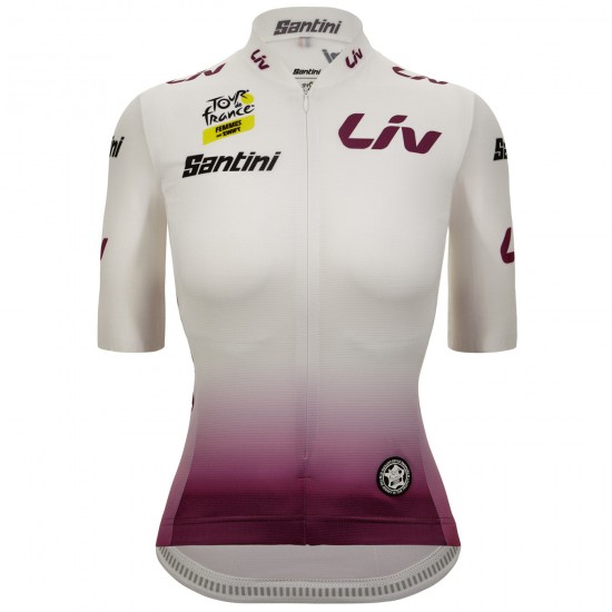 Damen Weißes Damen-T-Shirt Tour de France 2024 Radtrikot Kaufen Damen Weißes Damen-T-Shirt Tour de France 2024 Radtrikot Kaufen