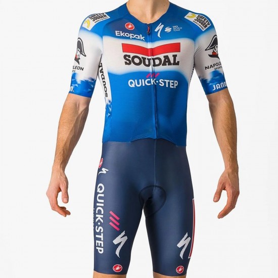 Herren Castelli Soudal Quick-Step 2024 Sanremo BTW Speed Suit einteiler Radtrikot Kaufen Herren Castelli Soudal Quick-Step 2024 Sanremo BTW Speed Suit einteiler Radtrikot Kaufen