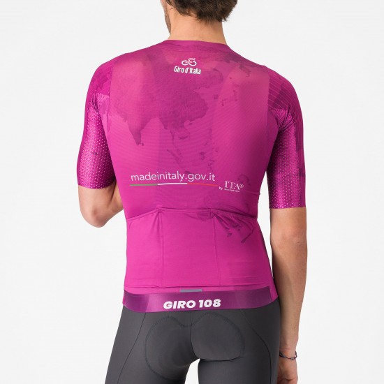 Herren Ciclamino Trikot Giro d'Italia 2025 Race 8S Radtrikot Kaufen Herren Ciclamino Trikot Giro d'Italia 2025 Race 8S Radtrikot Kaufen