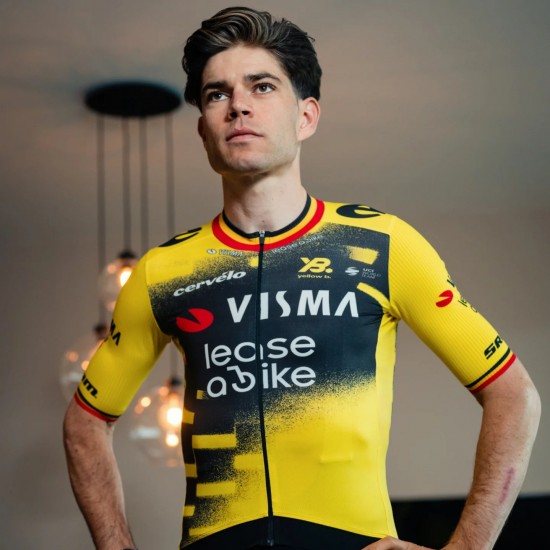 Herren Team Visma Lease a bike 2025 The Wingbeat trikot-Wout Van Aert Radtrikot Kaufen Herren Team Visma Lease a bike 2025 The Wingbeat trikot-Wout Van Aert Radtrikot Kaufen