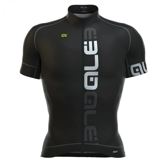 2016 ALE Graphics PRR Nominal Radtrikot Kurzarm schwarz Radtrikot Kaufen