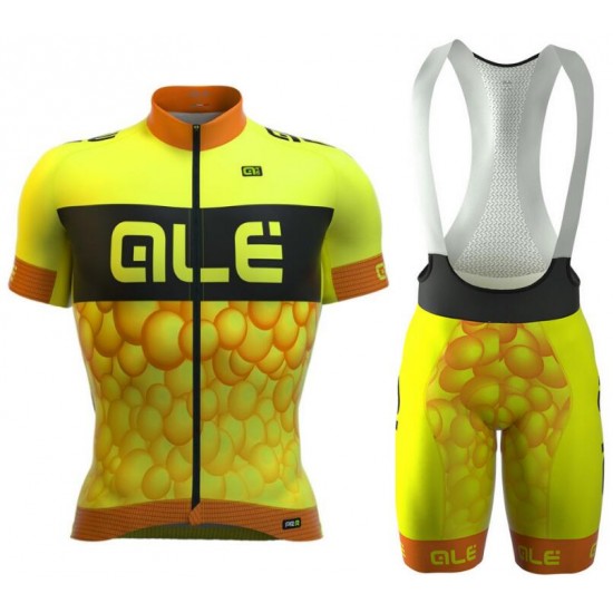 2016 Ale Graphics PRR New Bubbles gelbs Fluo Fahrradbekleidung Satz Fahrradtrikot Kurzarm Trikot und Kurz Trägerhose Radtrikot Kaufen 2016 Ale Graphics PRR New Bubbles gelbs Fluo Fahrradbekleidung Satz Fahrradtrikot Kurzarm Trikot und Kurz Trägerhose Radtrikot Kaufen
