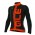 2016 ALE ARCOBALENO Radtrikot Langarm-Schwarz ORANGE FLUO Radtrikot Kaufen