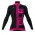 2016 ALE ARCOBALENO Damen Radtrikot Langarm-PINK FLUO Radtrikot Kaufen