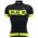 2016 ALE FORMULA 1.0 ADRIATICO Radtrikot Kurzarm -Schwarz GELB Radtrikot Kaufen