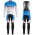 2016 Bontrager Trek Specter Cru Weiß-Blau Fahrradbekleidung Satz Radtrikot Langarm+Lang Trägerhose Radtrikot Kaufen