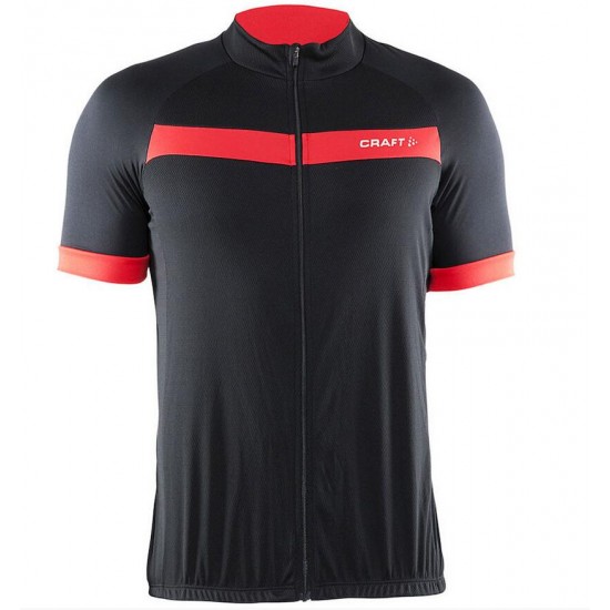 2016 Craft Radtrikot Kurzarm schwarz rot Radtrikot Kaufen