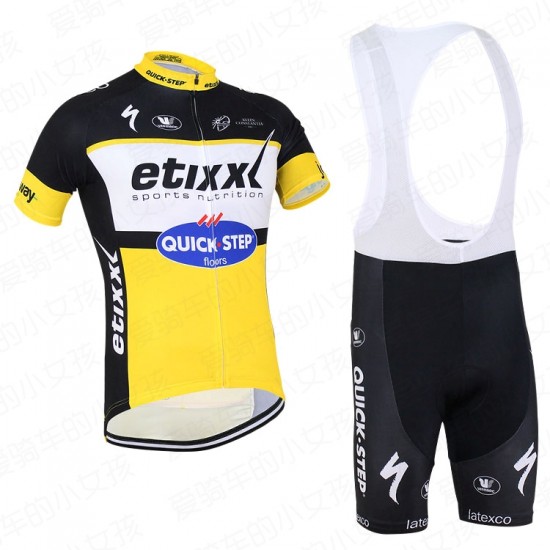 2016 ETIXX-QUICK STEP Fahrradbekleidung Satz Fahrradtrikot Kurzarm Trikot und Kurz Trägerhose Gelb Radtrikot Kaufen 2016 ETIXX-QUICK STEP Fahrradbekleidung Satz Fahrradtrikot Kurzarm Trikot und Kurz Trägerhose Gelb Radtrikot Kaufen