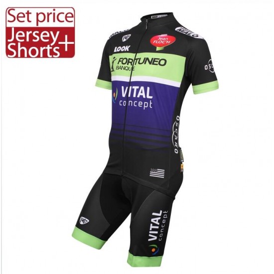 2016 FORTUNEO-VITAL CONCEPT Radbekleidung Radtrikot Kurzarm und Fahrradhosen Kurz Radtrikot Kaufen 2016 FORTUNEO-VITAL CONCEPT Radbekleidung Radtrikot Kurzarm und Fahrradhosen Kurz Radtrikot Kaufen
