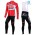 2016 Lotto Soudal Rot thermisch Fahrradbekleidung Satz Radtrikot Langarm+Lang Trägerhose Radtrikot Kaufen
