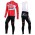 2016 Lotto Soudal Rot Fahrradbekleidung Satz Radtrikot Langarm+Lang Trägerhose Radtrikot Kaufen