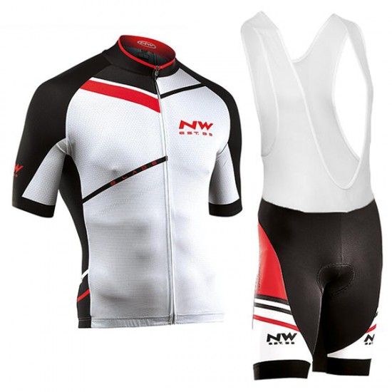 2016 Northwave Weiß schwarz rot Fahrradbekleidung Radtrikot und Trägerhosen Set Radtrikot Kaufen 2016 Northwave Weiß schwarz rot Fahrradbekleidung Radtrikot und Trägerhosen Set Radtrikot Kaufen