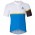 2016 Odlo Kamikaze Weiß blau Fahrradbekleidung Kurzarm Radtrikot Radtrikot Kaufen
