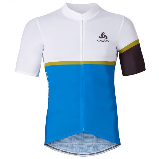 2016 Odlo Kamikaze Weiß blau Fahrradbekleidung Kurzarm Radtrikot Radtrikot Kaufen 2016 Odlo Kamikaze Weiß blau Fahrradbekleidung Kurzarm Radtrikot Radtrikot Kaufen