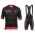 2016 Pinarello Dogma F8 schwarz-rot Fahrradbekleidung Radtrikot und Trägerhosen Set Radtrikot Kaufen