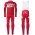 2016 Scott ODLO Team Rot Fahrradbekleidung Satz Radtrikot Langarm+Lang Trägerhose Radtrikot Kaufen