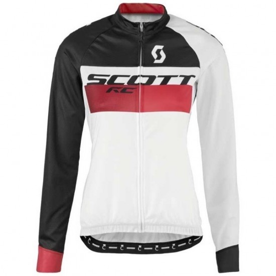 2016 Scott RC Weiß-Schwarz-Rot Damen Radtrikot Langarm Radtrikot Kaufen 2016 Scott RC Weiß-Schwarz-Rot Damen Radtrikot Langarm Radtrikot Kaufen