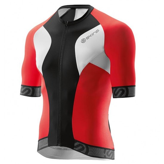 2016 Skins Tremola Radtrikot Kurzarm rot schwarz Weiß Radtrikot Kaufen 2016 Skins Tremola Radtrikot Kurzarm rot schwarz Weiß Radtrikot Kaufen