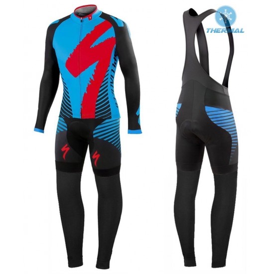 2016 Specialized Team LS Schwarz-Blau thermisch Fahrradbekleidung Satz Radtrikot Langarm+Lang Trägerhose Radtrikot Kaufen 2016 Specialized Team LS Schwarz-Blau thermisch Fahrradbekleidung Satz Radtrikot Langarm+Lang Trägerhose Radtrikot Kaufen