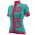 2017 Damen Ale PRR Arcobaleno Radtrikot Kurzarm Light Blau Pink Radtrikot Kaufen