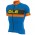 2017 Ale Graphics PRR Bermuda Radtrikot Kurzarm Blau Orange Fluo Radtrikot Kaufen