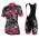 2017 Damen Ale Graphics PRR Camo Schwarz-Rose Fahrradbekleidung Satz Radtrikot Kurzarm+Kurz Trägerhose Radtrikot Kaufen