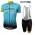 Astana Pro Team 2017 Damen Fahrradbekleidung Satz Radtrikot Kurzarm+Kurz Trägerhose Radtrikot Kaufen