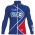 FDJ Pro 2017 Blau Radtrikot Langarm Radtrikot Kaufen
