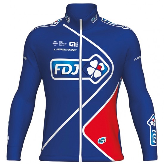 FDJ Pro 2017 Blau Radtrikot Langarm Radtrikot Kaufen FDJ Pro 2017 Blau Radtrikot Langarm Radtrikot Kaufen