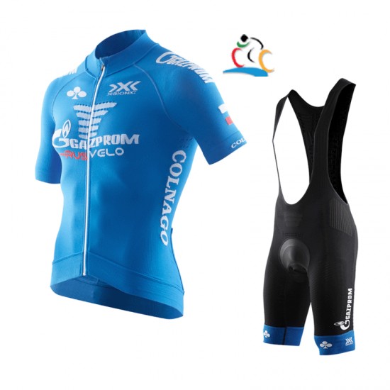 2017 Gazprom-Rusvelo Fahrradbekleidung Satz Radtrikot Kurzarm+Kurz Trägerhose Radtrikot Kaufen 2017 Gazprom-Rusvelo Fahrradbekleidung Satz Radtrikot Kurzarm+Kurz Trägerhose Radtrikot Kaufen