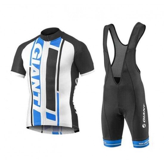 2017 Giant Blau Fahrradbekleidung Satz Radtrikot Kurzarm+Kurz Trägerhose Radtrikot Kaufen 2017 Giant Blau Fahrradbekleidung Satz Radtrikot Kurzarm+Kurz Trägerhose Radtrikot Kaufen