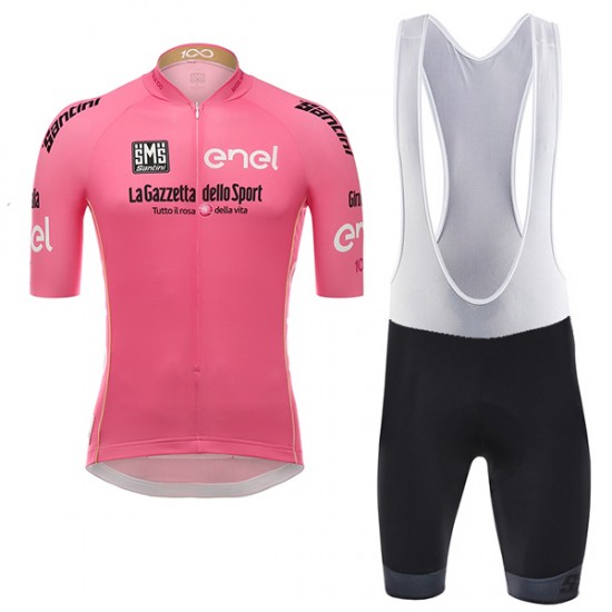 Giro d'Italia 2017 Rose Fahrradbekleidung Satz Radtrikot Kurzarm+Kurz Trägerhose Radtrikot Kaufen Giro d'Italia 2017 Rose Fahrradbekleidung Satz Radtrikot Kurzarm+Kurz Trägerhose Radtrikot Kaufen