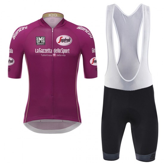 Giro d'Italia 2017 Cyclamen Fahrradbekleidung Satz Radtrikot Kurzarm+Kurz Trägerhose Radtrikot Kaufen Giro d'Italia 2017 Cyclamen Fahrradbekleidung Satz Radtrikot Kurzarm+Kurz Trägerhose Radtrikot Kaufen