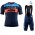 2017 KTM Blau-Orange Fahrradbekleidung Satz Radtrikot Kurzarm+Kurz Trägerhose Radtrikot Kaufen